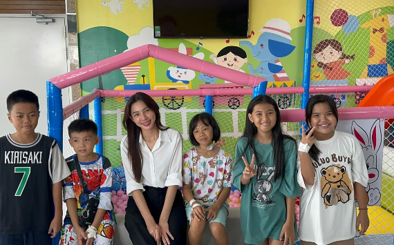 Hoa hậu Thùy Tiên sẽ xây khu vui chơi cho bệnh nhi cả nước