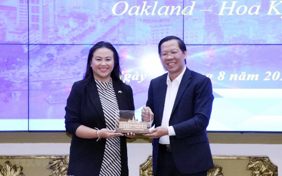 Thúc đẩy hợp tác giữa Thành phố Hồ Chí Minh và thành phố Oakland