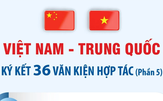 Việt Nam-Trung Quốc ký kết 36 văn bản thỏa thuận hợp tác