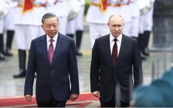 Tổng thống Nga Putin nhận sự chào đón rất nồng ấm từ Chủ tịch nước Tô Lâm